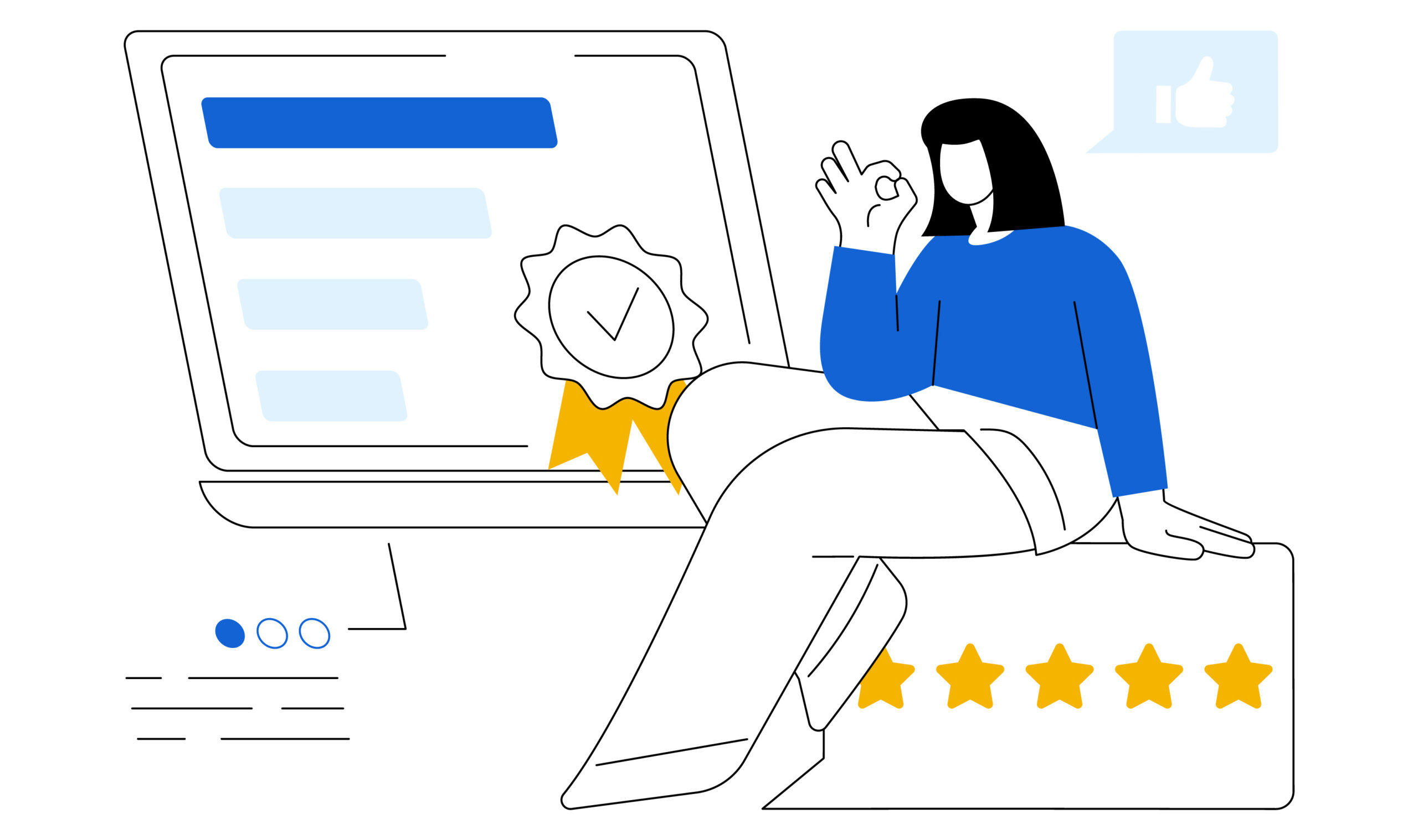 Abstract art of consumer reading list rankings online